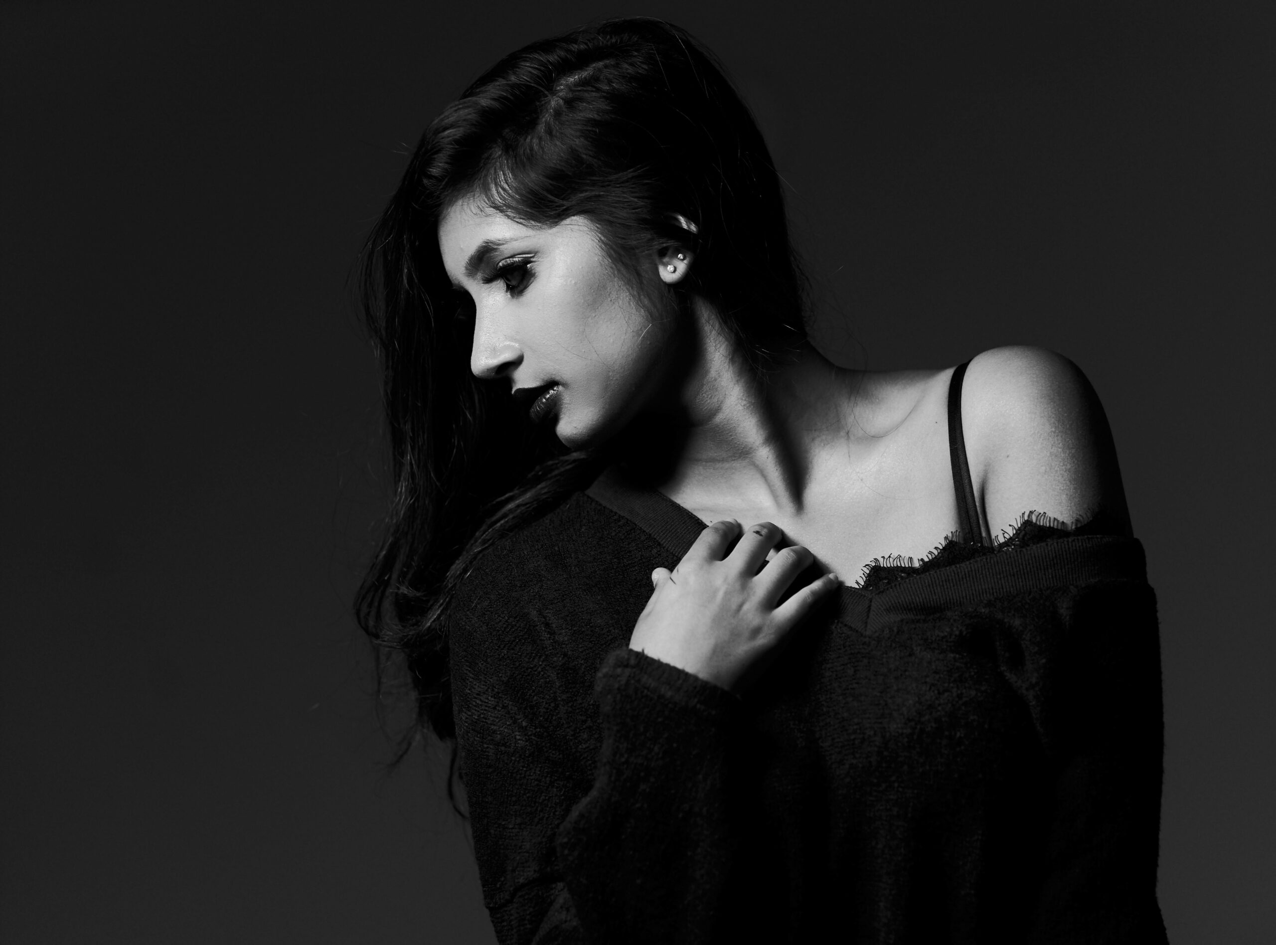 portrait noir et blanc